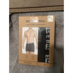 Eddie Bauer Men's Performance Stretch Jersey Boxer Briefs 6-Pack, Size Small